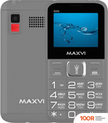 Мобильный телефон Maxvi B200 (СЕРЫЙ) (156087)