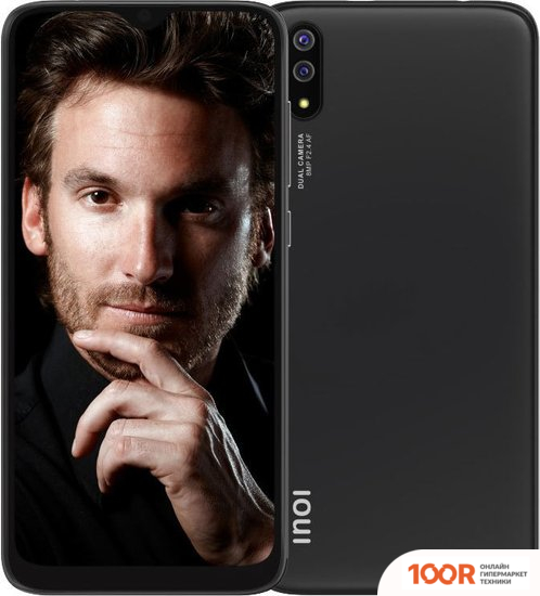 Мобильный телефон Inoi 7 2021 4GB/64GB (ЧЕРНЫЙ) (155816)