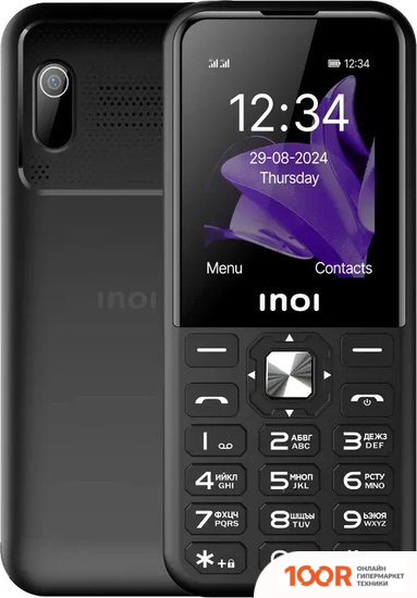 Мобильный телефон Inoi 340 POWERHUB 4G (ЧЕРНЫЙ) (155807)