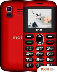 Мобильный телефон Inoi 148 SENIOR 4G (КРАСНЫЙ) (155767)