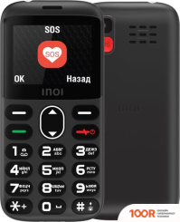 Мобильный телефон Inoi 118B (ЧЕРНЫЙ) (155764)