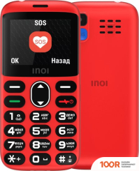 Мобильный телефон Inoi 118B (КРАСНЫЙ) (155762)