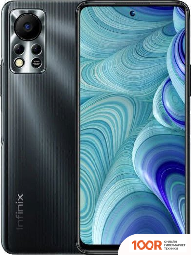 Мобильный телефон Infinix HOT 11S NFC 4GB/64GB (ЧЕРНЫЙ) (155487)