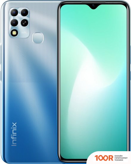 Мобильный телефон Infinix HOT 11 HELIO G37 4GB/128GB (ГОЛУБОЙ) (155475)