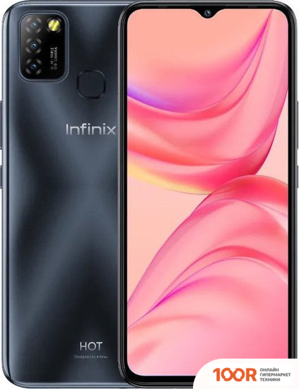 Мобильный телефон Infinix HOT 10 LITE 3GB/64GB (ЧЕРНЫЙ) (155464)