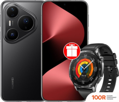 Мобильный телефон Huawei PURA 70 PRO HBN-LX9 12GB/512GB (ЧЕРНЫЙ) И УМНЫЕ ЧАСЫ HUAWEI WATCH FIT 2 ELEGANT ПО АКЦИИ (155383)