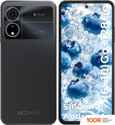 Мобильный телефон Hotwav NOTE 12 2024 6GB/128GB (ПОЛУНОЧНЫЙ ЧЕРНЫЙ) (155096)