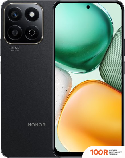 Мобильный телефон HONOR X7C 8GB/256GB (ПОЛУНОЧНЫЙ ЧЕРНЫЙ) (155026)
