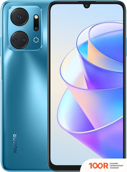 Мобильный телефон HONOR X7A PLUS 6GB/128GB МЕЖДУНАРОДНАЯ ВЕРСИЯ (НЕБЕСНО-ГОЛУБОЙ) (155012)