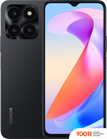 Мобильный телефон HONOR X6A 4GB/128GB МЕЖДУНАРОДНАЯ ВЕРСИЯ (ПОЛНОЧНЫЙ ЧЕРНЫЙ) (154993)