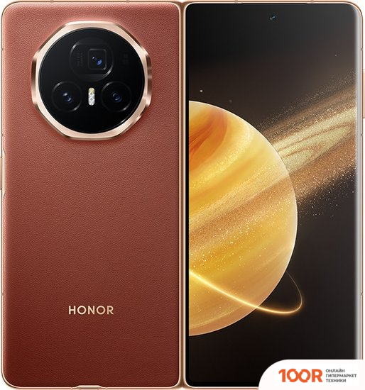 Мобильный телефон HONOR MAGIC V3 12GB/512GB МЕЖДУНАРОДНАЯ ВЕРСИЯ (КРАСНОВАТО-КОРИЧНЕВЫЙ) (154902)
