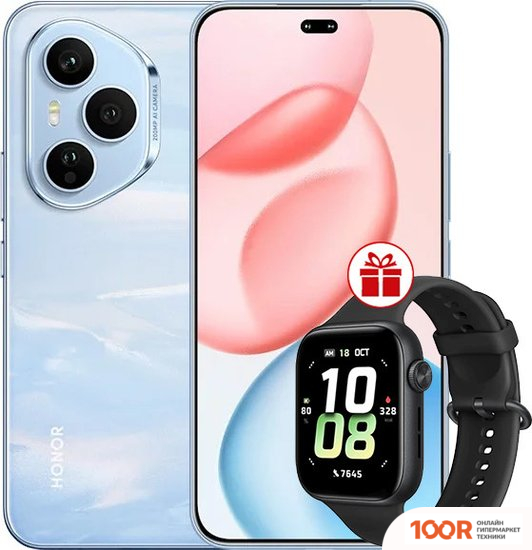 Мобильный телефон HONOR 400 PRO 12GB/512GB МЕЖДУНАРОДНАЯ ВЕРСИЯ (ГОЛУБОЙ) (154784)