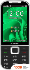 Мобильный телефон Fontel FP350 (ЧЕРНЫЙ/СЕРЕБРИСТЫЙ) (154568)