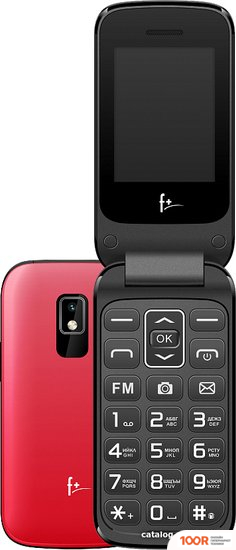 Мобильный телефон F+ FLIP 240 (ЧЕРНЫЙ/КРАСНЫЙ) (154535)