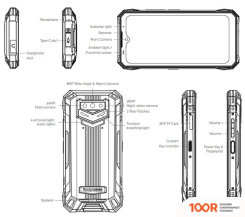 Мобильный телефон Doogee S89 PRO (ОРАНЖЕВЫЙ) (154407)