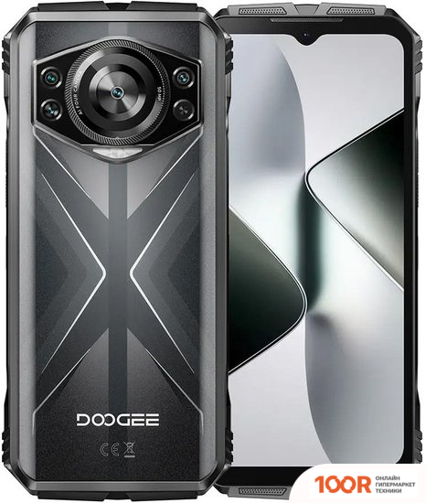 Мобильный телефон Doogee S118 12GB/512GB (ЧЕРНЫЙ/СЕРЕБРИСТЫЙ) (154341)