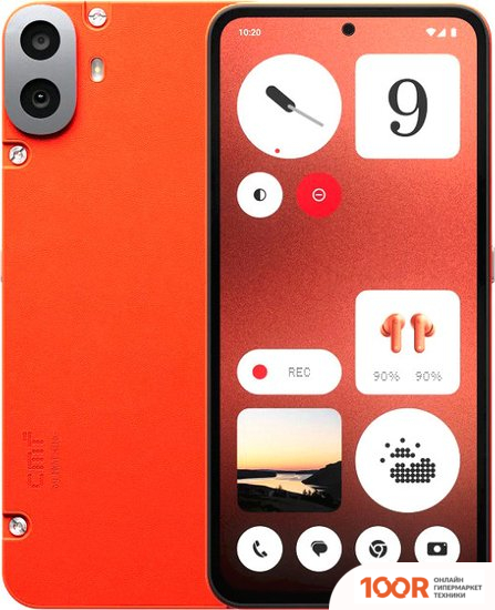 Мобильный телефон CMF PHONE 1 8GB/256GB (ОРАНЖЕВЫЙ) (154157)