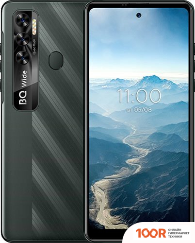 Мобильный телефон BQ BQ-6868L WIDE 4GB/64GB (СЕРЫЙ) (154142)