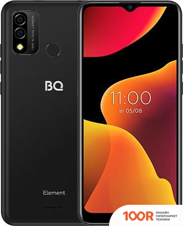 Мобильный телефон BQ BQ-6645L ELEMENT (ЧЕРНЫЙ) (154134)