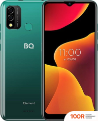 Мобильный телефон BQ BQ-6645L ELEMENT (ЗЕЛЕНЫЙ) (154132)