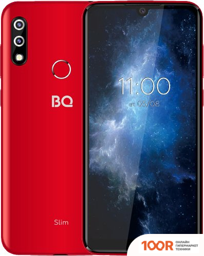 Мобильный телефон BQ BQ-6061L SLIM (КРАСНЫЙ) (154114)