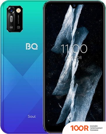 Мобильный телефон BQ BQ-6051G SOUL 1GB/16GB (БИРЮЗОВЫЙ) (154105)
