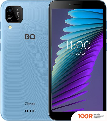 Мобильный телефон BQ BQ-5765L CLEVER (ГОЛУБОЙ) (154084)