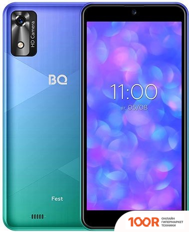 Мобильный телефон BQ BQ-5565L FEST (ЗЕЛЕНЫЙ) (154064)