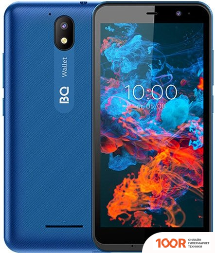Мобильный телефон BQ BQ-5045L WALLET (СИНИЙ ХАМЕЛЕОН) (154032)