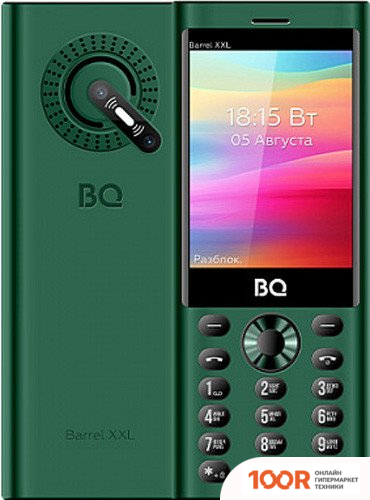 Мобильный телефон BQ BQ-3598 BARREL XXL (ЗЕЛЕНЫЙ) (154005)