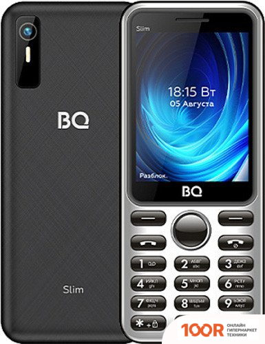 Мобильный телефон BQ BQ-2833 SLIM (ЧЕРНЫЙ) (153972)