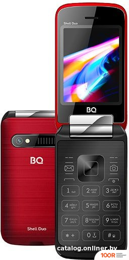 Мобильный телефон BQ BQ-2814 SHELL DUO (КРАСНЫЙ) (153931)