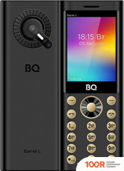 Мобильный телефон BQ BQ-2458 BARREL L (ЧЕРНЫЙ/ЗОЛОТИСТЫЙ) (153922)