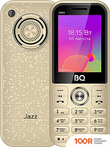 Мобильный телефон BQ BQ-2457 JAZZ (ЗОЛОТИСТЫЙ) (153916)