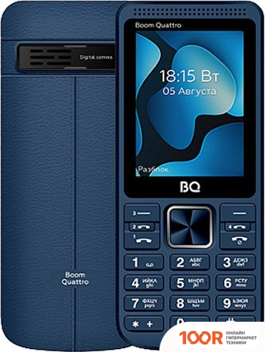 Мобильный телефон BQ BQ-2455 BOOM QUATTRO (СИНИЙ) (153911)