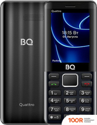 Мобильный телефон BQ BQ-2453 QUATTRO (ЧЕРНЫЙ) (153904)