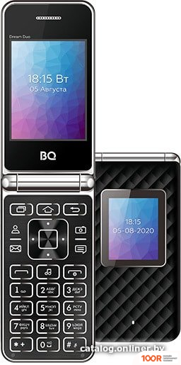 Мобильный телефон BQ BQ-2446 DREAM DUO (ЧЕРНЫЙ) (153880)
