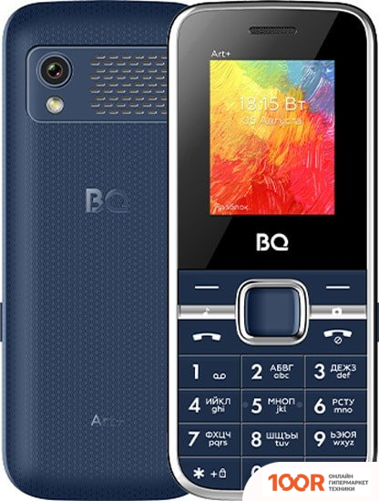 Мобильный телефон BQ BQ-1868 ART+ (СИНИЙ) (153839)