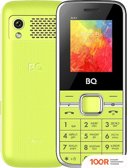 Мобильный телефон BQ BQ-1868 ART+ (ЗЕЛЕНЫЙ) (153837)
