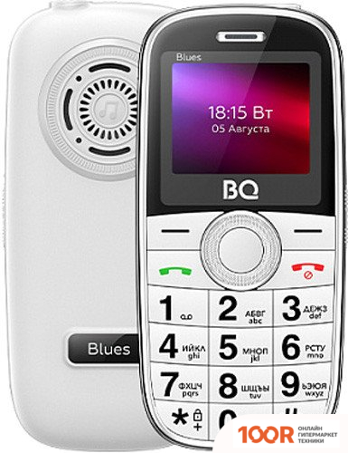 Мобильный телефон BQ BQ-1867 BLUES (БЕЛЫЙ) (153832)