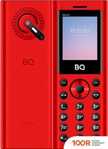 Мобильный телефон BQ BQ-1858 BARREL (КРАСНЫЙ) (153820)