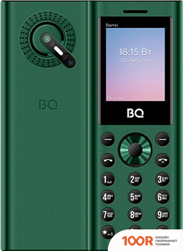Мобильный телефон BQ BQ-1858 BARREL (ЗЕЛЕНЫЙ) (153819)