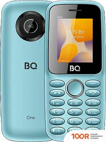 Мобильный телефон BQ BQ-1800L ONE 4G (БИРЮЗОВЫЙ) (153804)