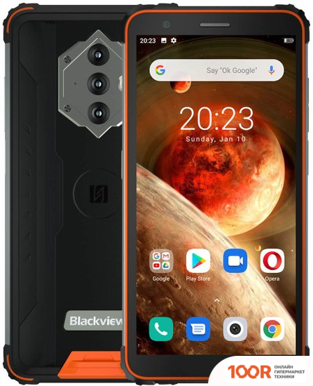 Мобильный телефон Blackview BV6600 (ОРАНЖЕВЫЙ) (153710)