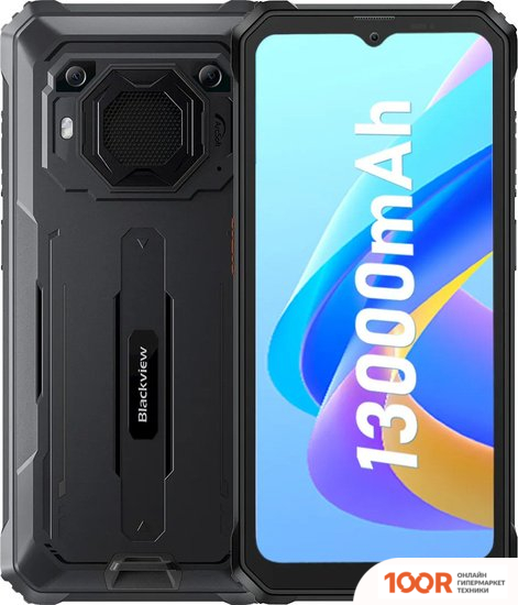 Мобильный телефон Blackview BV6200 4GB/64GB (ЧЕРНЫЙ) (153691)