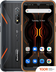 Мобильный телефон Blackview BV5200 PRO (ОРАНЖЕВЫЙ) (153672)