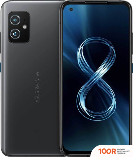 Мобильный телефон ASUS ZENFONE 8 ZS590KS 8GB/256GB (ЧЕРНЫЙ) (153487)