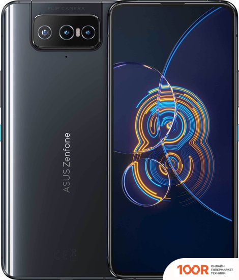 Мобильный телефон ASUS ZENFONE 8 FLIP ZS672KS 8GB/256GB (ЧЕРНЫЙ) (153474)