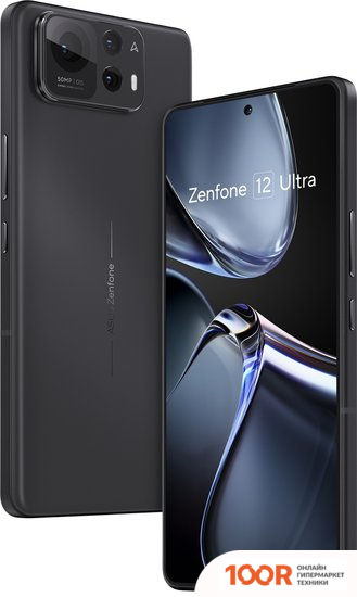 Мобильный телефон ASUS ZENFONE 12 ULTRA 16GB/512GB МЕЖДУНАРОДНАЯ ВЕРСИЯ (ЧЕРНЫЙ) (153464)