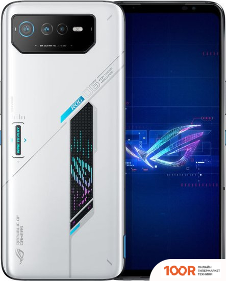 Мобильный телефон ASUS ROG PHONE 6 16GB/512GB МЕЖДУНАРОДНАЯ ВЕРСИЯ (БЕЛЫЙ) (153388)
